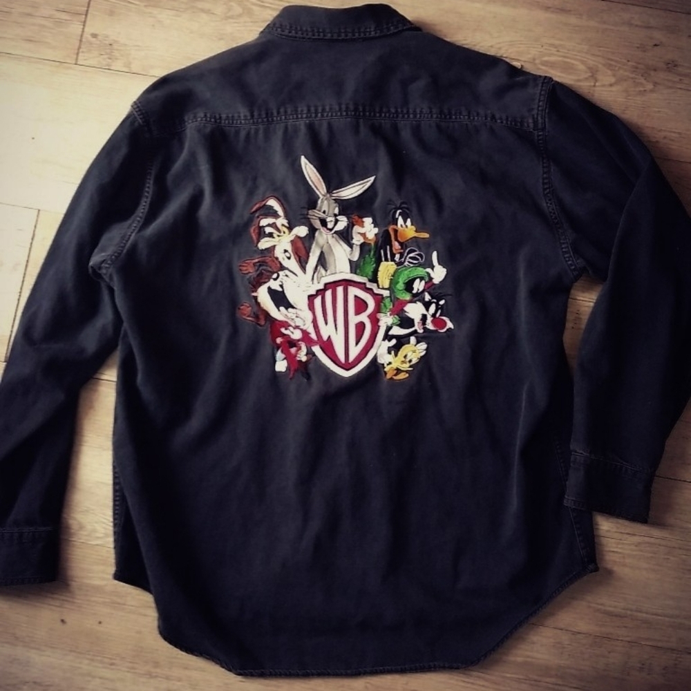 Warner Bros. Graphic Jean Button Up